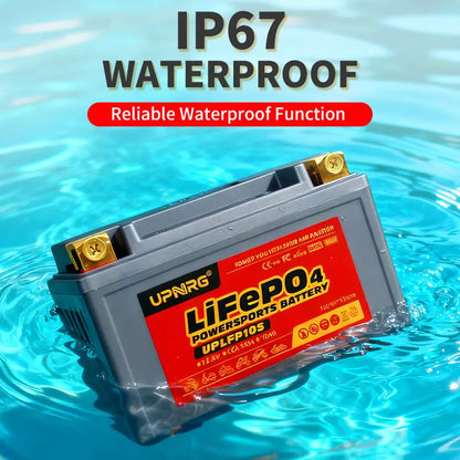 Yauneidak LFP9-B 12.8V 4Ah 280CCA LiFePo Rechargeable Motorcycle Battery High Performance Lithium Ion Battery Pack