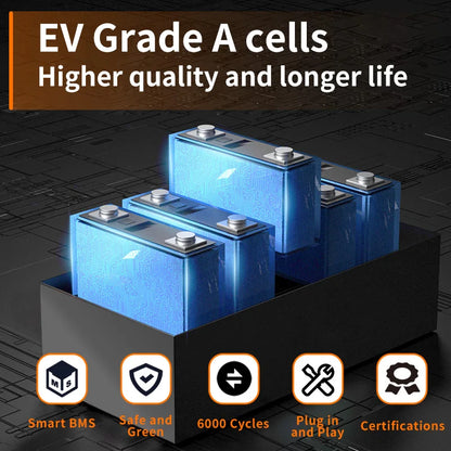 All Customized 25.6V 50Ah Lithium Battery IP65 BMS BT Remote Control Metal Case LiFePO4 Floor Pack Lithium Ion Batteries Pack