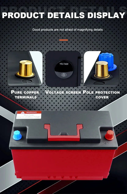 UPNRG 95D31 12V 62ah 1800CCA Rechargeable Lithium Battery Pack for Car Racing Truck & Vehicles for Shopping & Racing