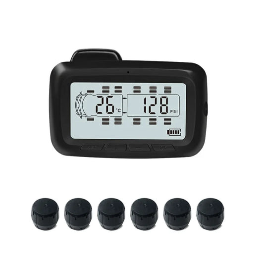 6 Wheels Tire Pressure Monitoring System Usb Truck Tpms Sensors for Truck Universal Wireless Bluetooths Tire Pressure Monitoring