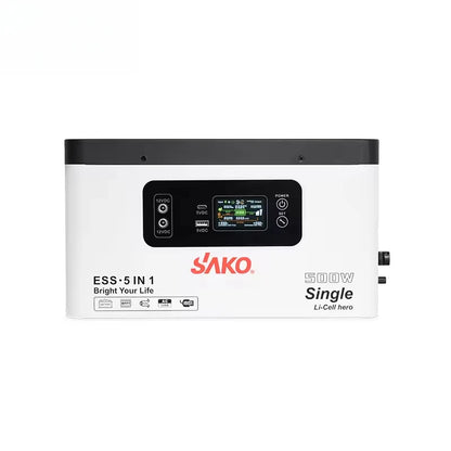 1000W Portable Power Station Backup Camping Solar Generator Lifepo4 Battery Pure Sine Wave Inverter Power Source MPPT