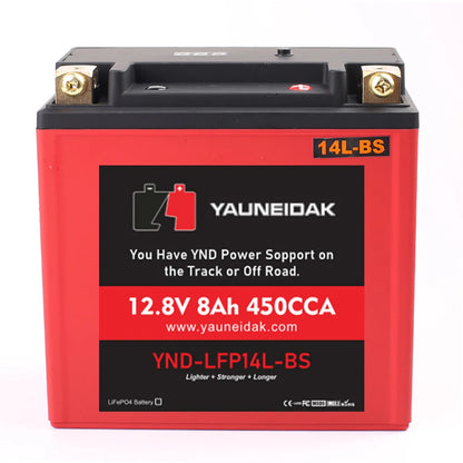 Hot Sales OEM 12V 8AH Lithium Ion Start Battery Custom Motorcycles LFP Batteries Pack