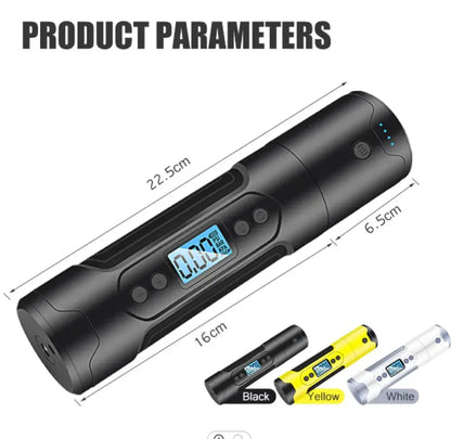 Tire Inflator Portable Air Pump-120PSI & 1000mAh, Accurate Pressure LCD Display, Bikes & Motorcycle Tires, Balls