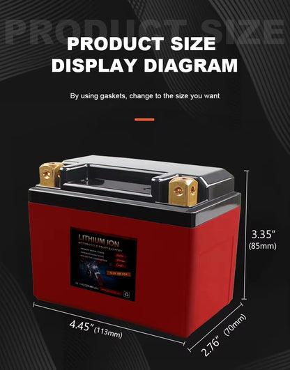 LFP14B-4 12V Bms protection Motorcycle 84ah Lithium Iron Phosphate   Lifepo4 Battery CCA450