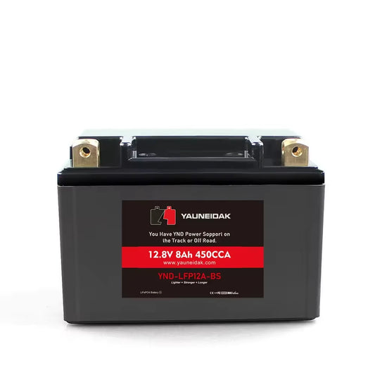 New Product 12V8AH Motorcycle Start Battery Maintenance Free Liquid Battery with 420CCA 2-Year Warranty for Electric Vehicles