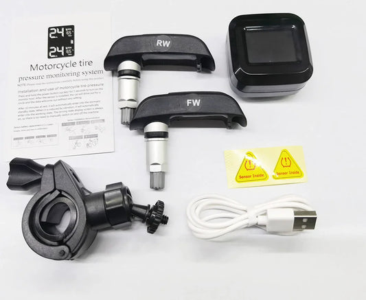 Motorcycle TPMS Internal Sensors Valve  Intelligent Tire Pressure Monitor System