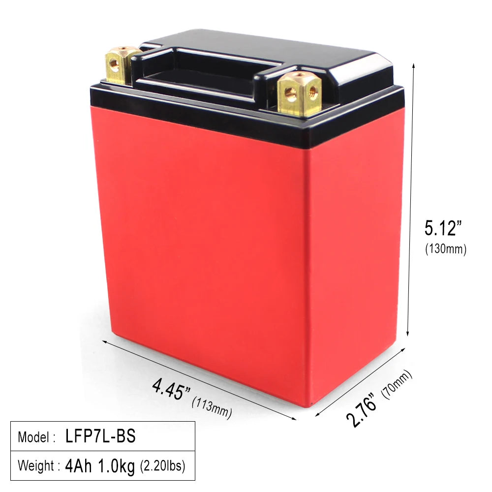 Customized Wholesale Lithium Motorcycle Battery 12v Lifepo4 Battery Suitable for  Motorcycle