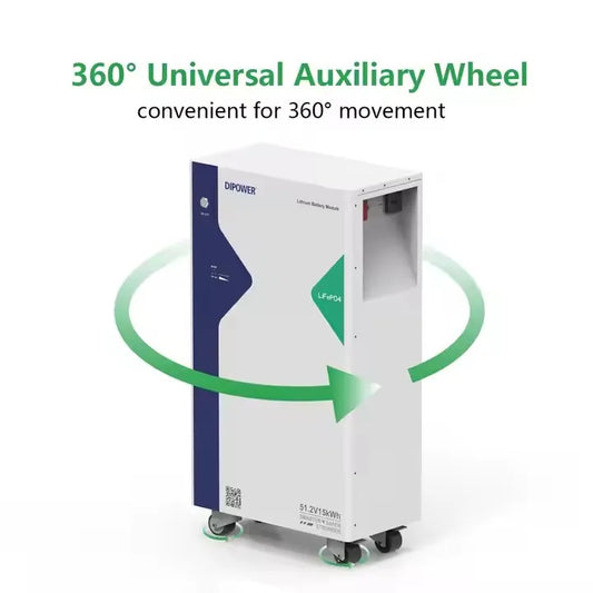 51.2V 300Ah Lifepo4 Roller GX Home Hybrid Grid Rack Mounted Battery Energy Storage Solar IP21 BMS AC MSDS Certified