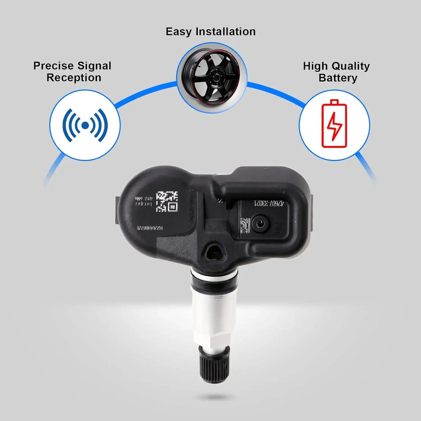 Hot Sales TPMS Tire Pressure Monitor System 4260706020 Material Built-in Sensor for Toyota Lexus Hyundai Kia Cars Tpms