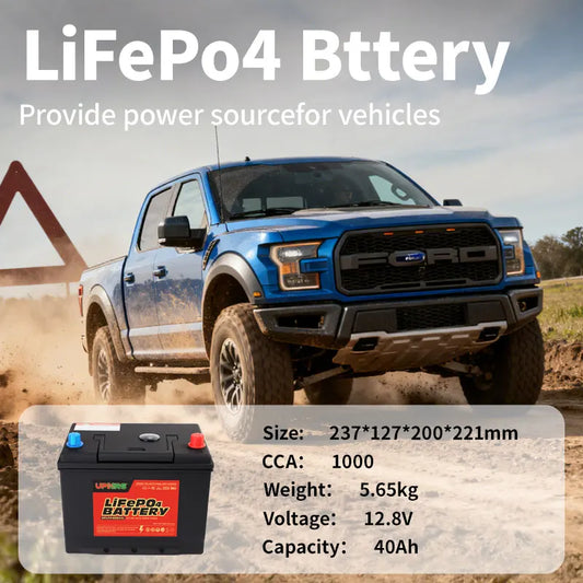 12.8V 40Ah LiFePO4 Solid State Rechargeable Battery Pack with Built-in BMS 6000 Cycle Life for Home Storage