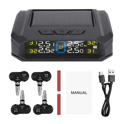 Tire Pressure Monitoring System Wireless Tire Pressure Detector Car Tire Pressure Tpms Built-in External Detector