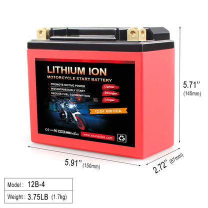 LFP14B-4 12V Bms protection Motorcycle 84ah Lithium Iron Phosphate   Lifepo4 Battery CCA450