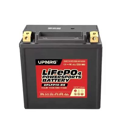 UPNRG Surprise Price 40B19L/R LIFEPO4 Battery 12V 15Ah 30Ah BMS Board Car Starter Battery Llithium Iron Phosphate Battery Pack