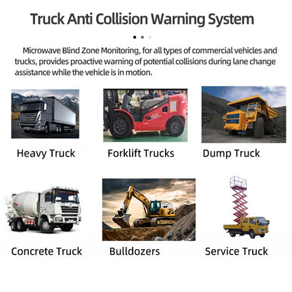 77Ghz Large Vehicle Rear Blind Spot Millimeter Wave radar BSD lane Change Auxiliary Warning Truck radar