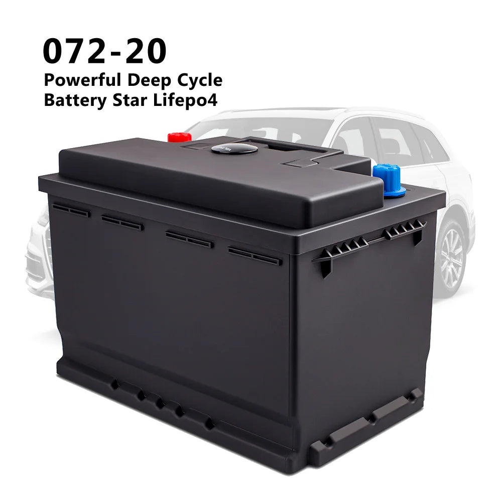 072-20 CE MSDS Tested Star Lithium Iron Phosphate Battery Powerful Deep Cycle Lifepo4 CCA1000 for Car Lithium Ion Batteries Pack