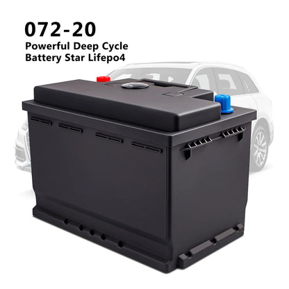 072-20 CE MSDS Tested Star Lithium Iron Phosphate Battery Powerful Deep Cycle Lifepo4 CCA1000 for Car Lithium Ion Batteries Pack