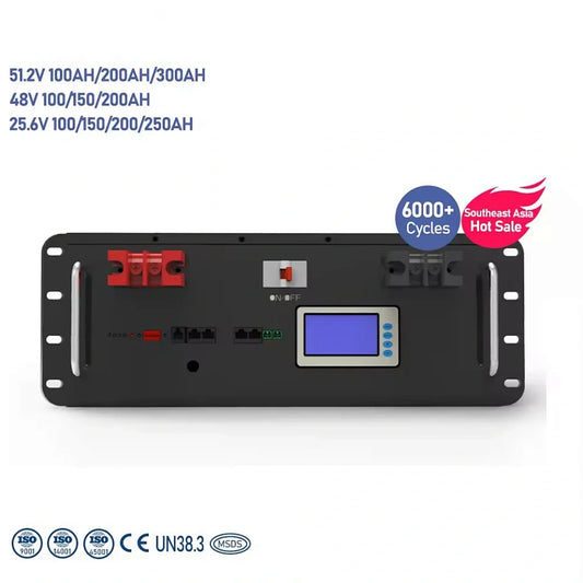 Factory Hot Sales Lifepo4 Batteries 100 Amp 48v15S1P 100ah 200AH Lifepo4 Battery Lithium Ion Battery 48v