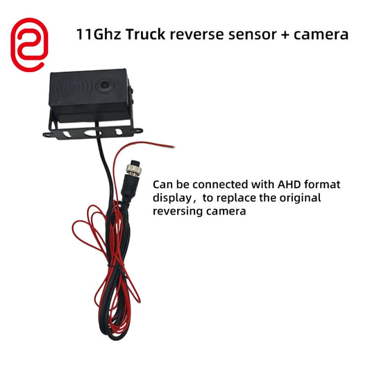 11Ghz radar Ai Camera Truck Waterproof Blind Spot Monitoring Truck Anti-collision Visual Reversing radar Image