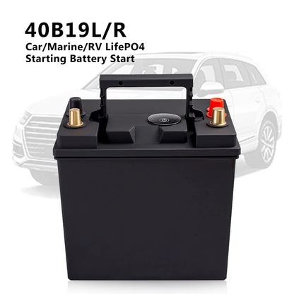 40B19L/R Car/marine/RV LifePO4 Starting Battery Start and Stop  Lithium Iron Phosphate Car Battery