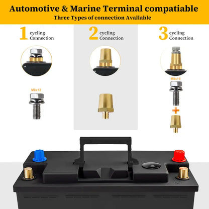 12.8V 110Ah/140Ah/150Ah/160Ah Solid State Battery for Electric Truck Start Parking Air Conditioning & RV 1500CCA IP67 Protection