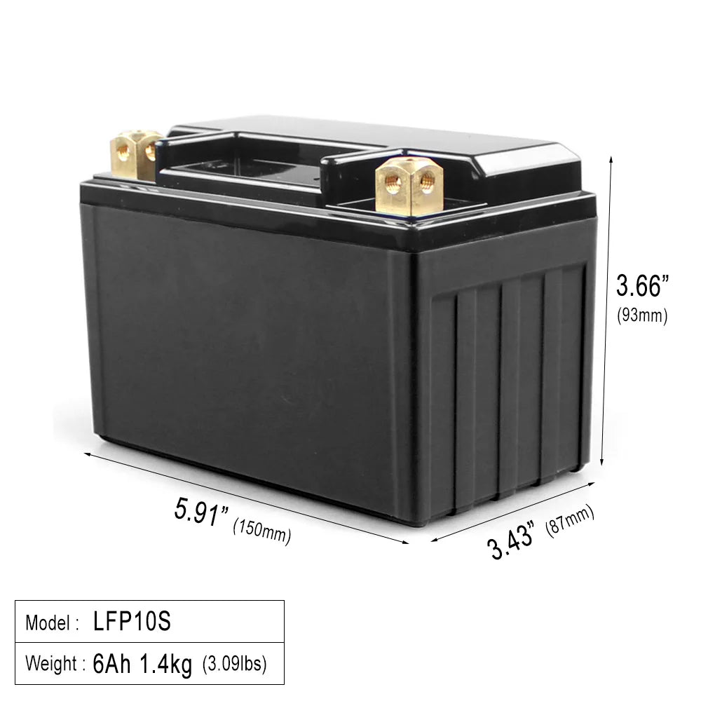 12.8V 6Ah LiFePO4 Battery - Image 2