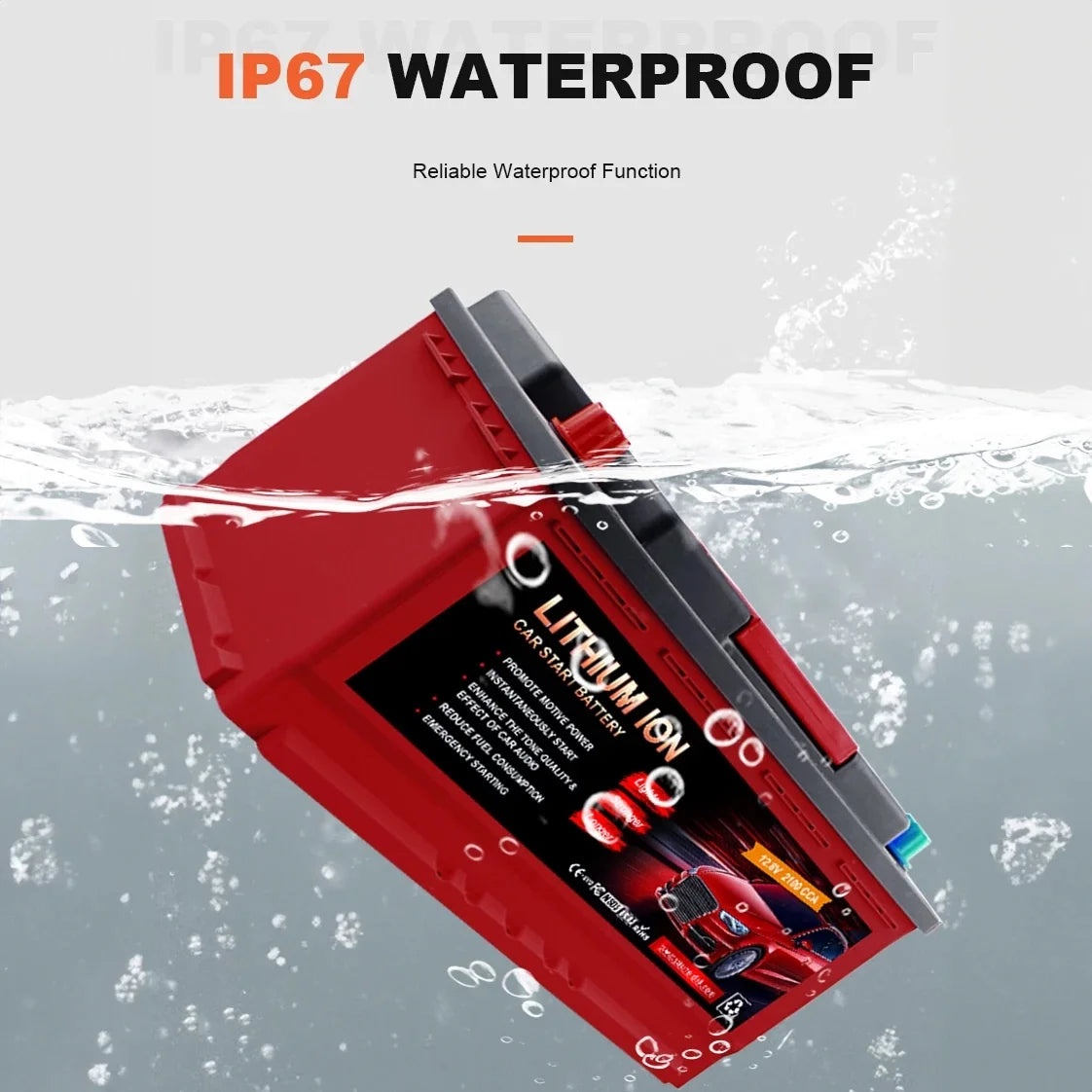 12.8V 20Ah LiFePO4 Battery - Image 2