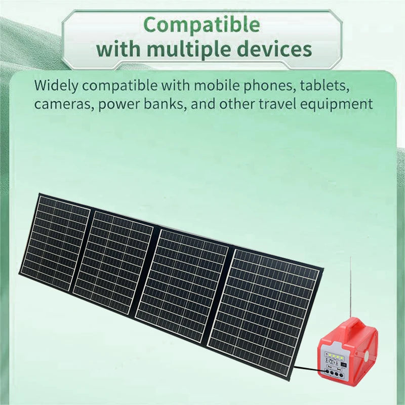 100W-300W Foldable Solar Panel for Power Station - Image 3