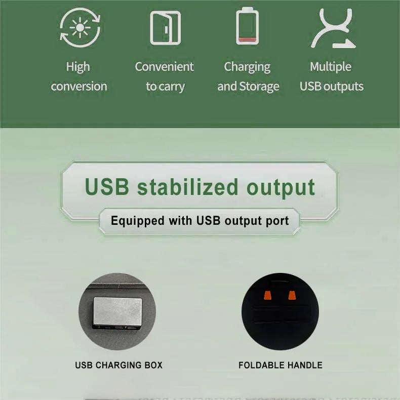 100W-300W Foldable Solar Panel for Power Station - Image 4