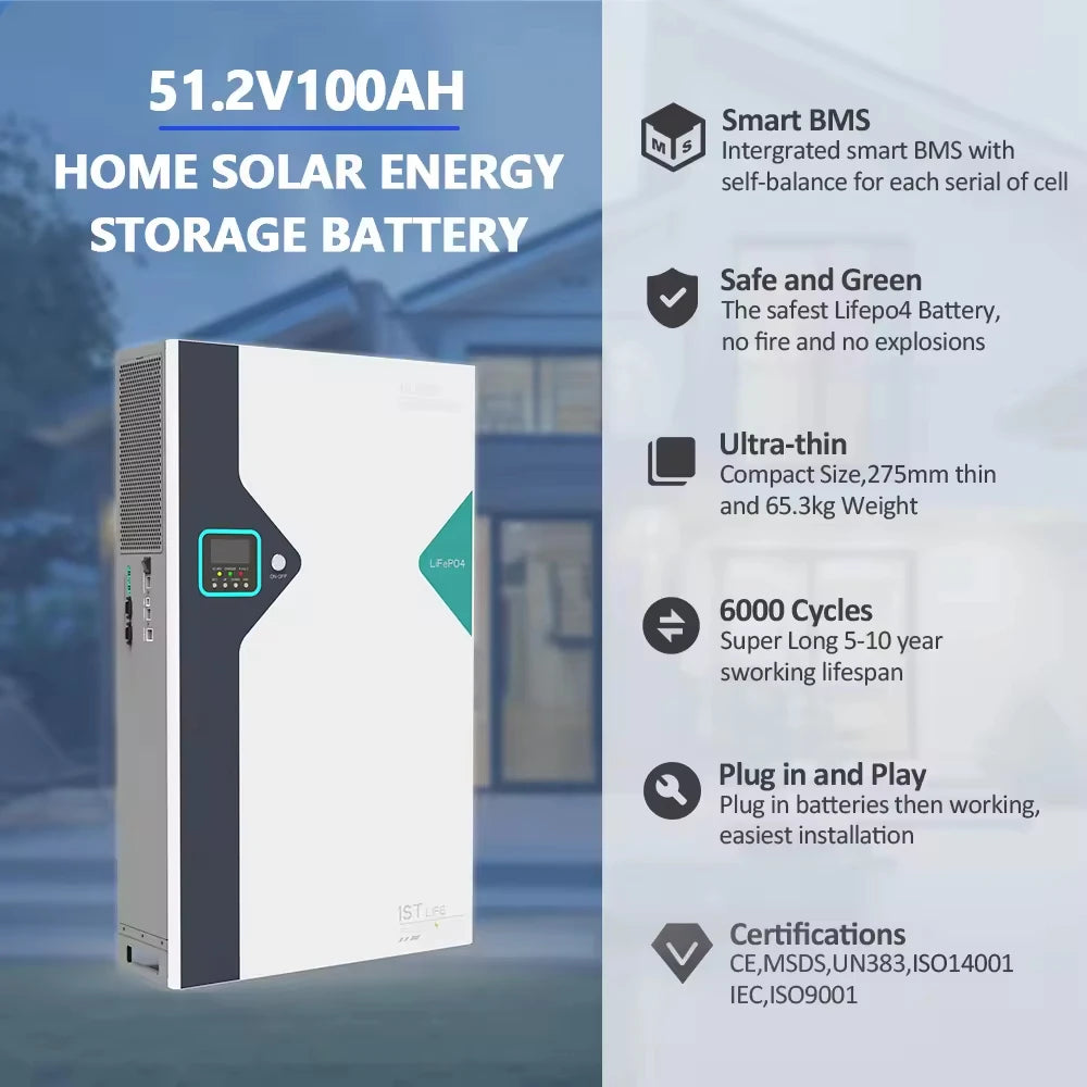 51.2V 100ah LiFePO4 Battery - Image 2